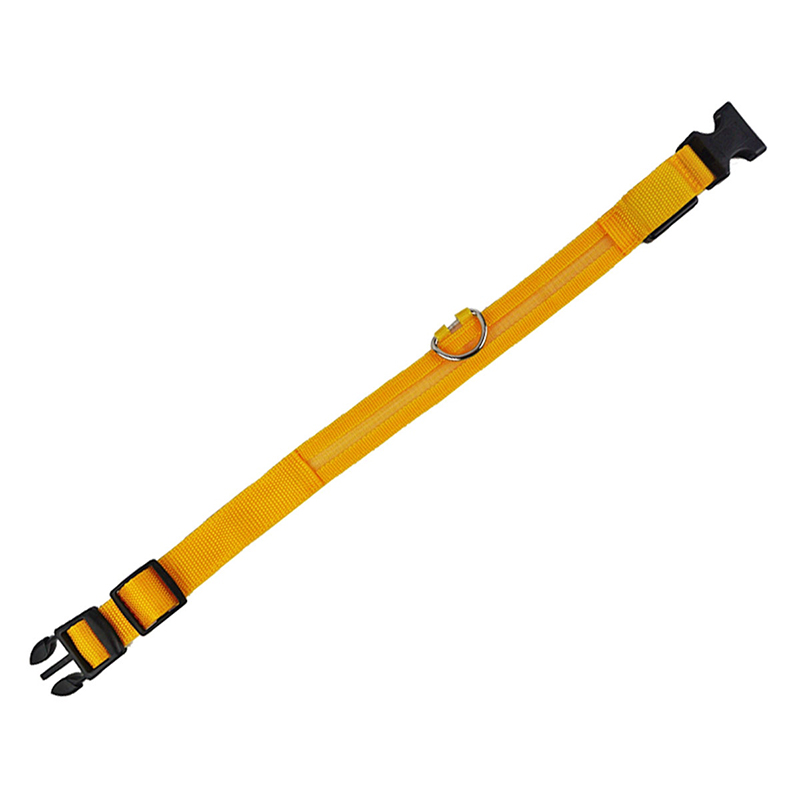 Obojok svietiaci LED žltý