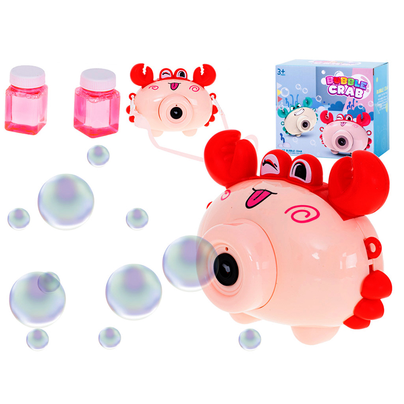 Bublifuk Fotoaparát Krab červený