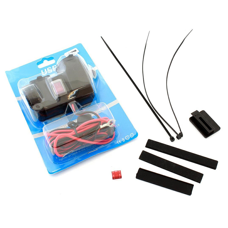 Motonabíjačka USB na motocykel 12V/5A XL