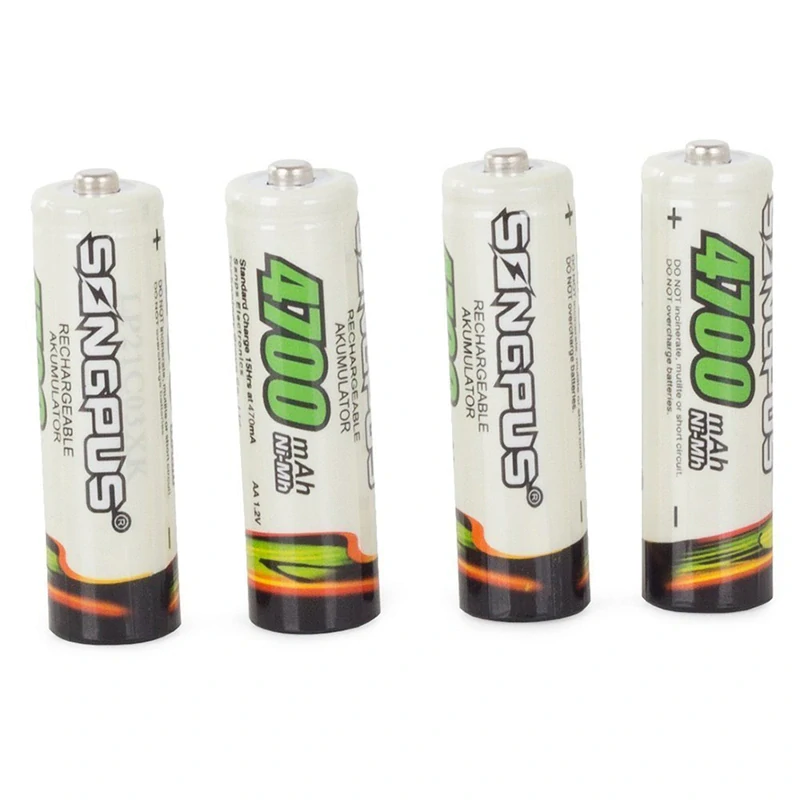 Songpus nabíjateľné NiMH AAA batérie 2700mAh 4ks