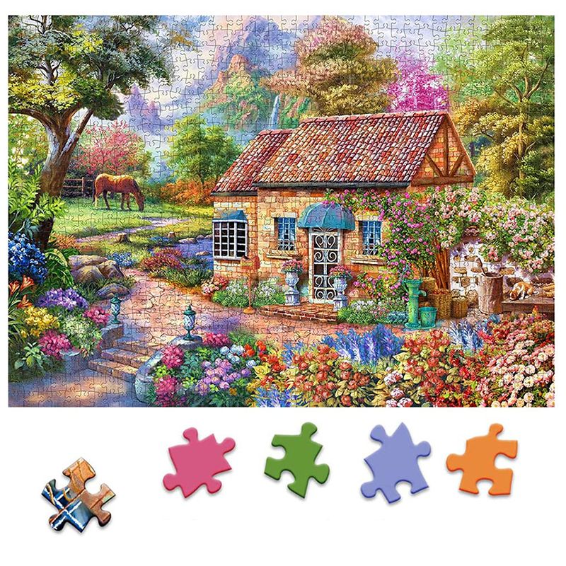 Puzzle záhrada 1000 dielikov