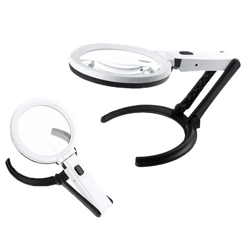 Stolná lupa s LED podsvietením 10 LED