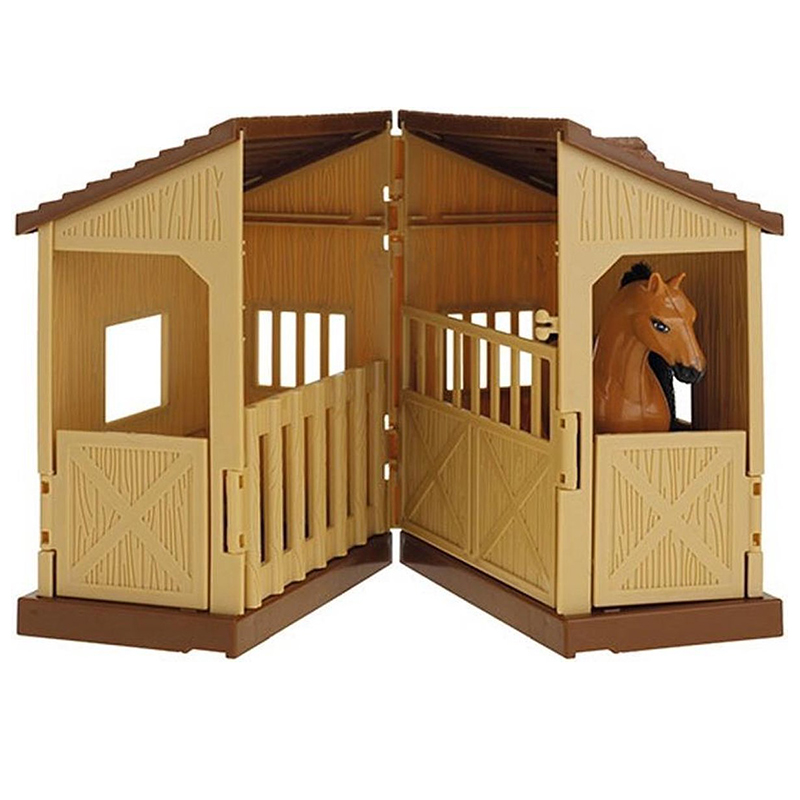 Toi-Toys súprava so stajňou, koníkom aj doplnkami