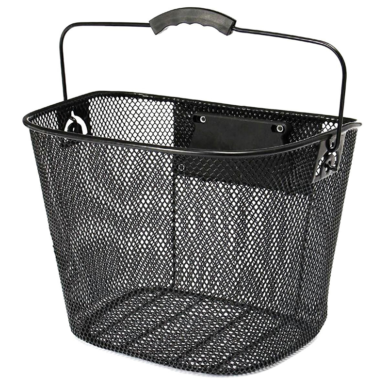 Kôš na bicykel kovový čierny KLIK
