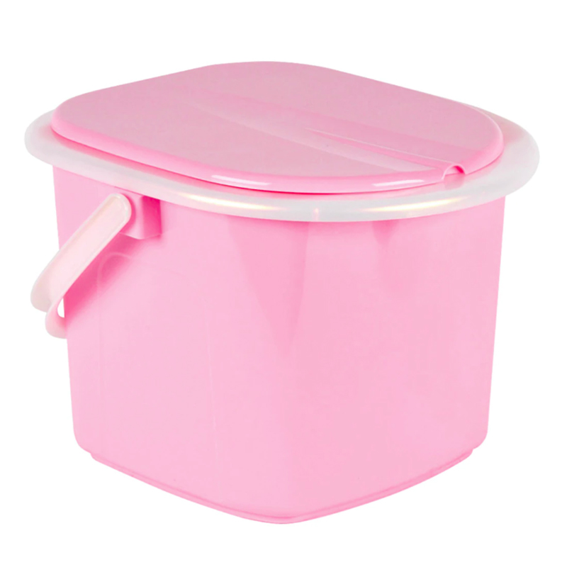 BranQ - Turistická toaleta WC prenosné ružová