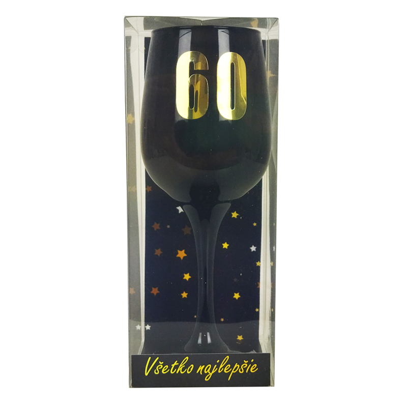 Čaša čierna "60"