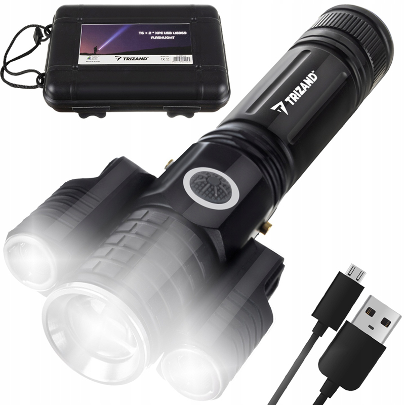 Trizand baterka T6 + 2 x LED CREE XPE a ZOOM