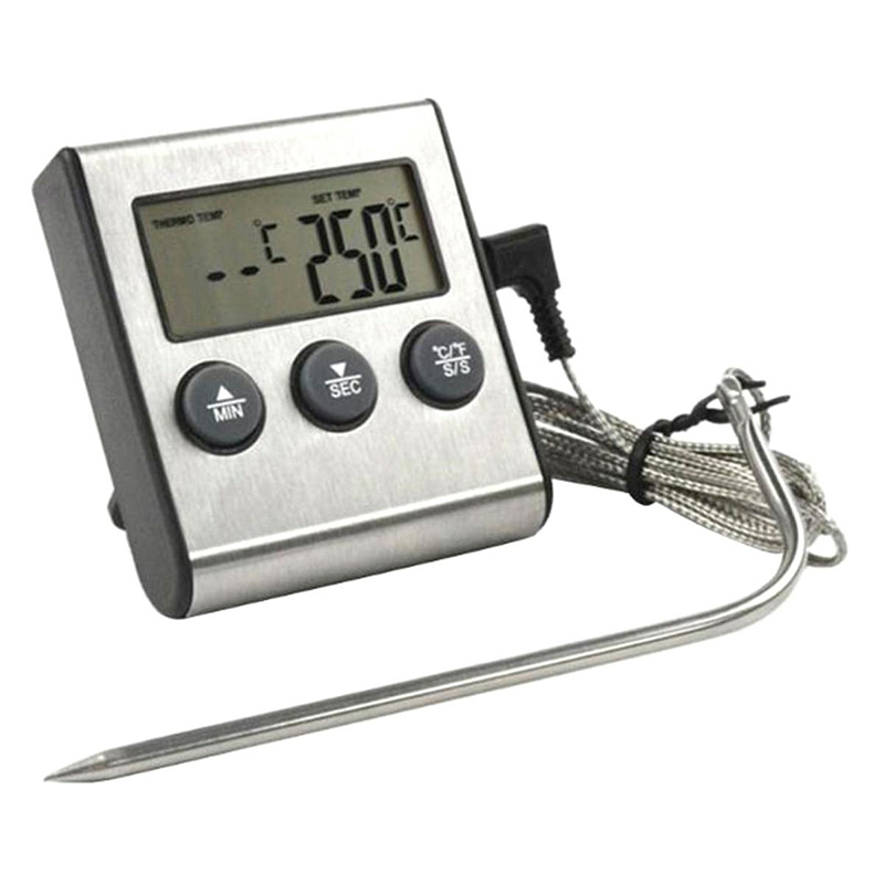 Teplomer vpichovací LCD so sondou