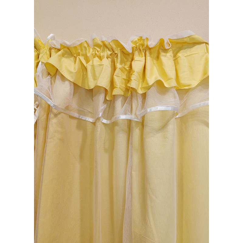 Baldachýn žltý 160 x 200 cm VYPREDAJ