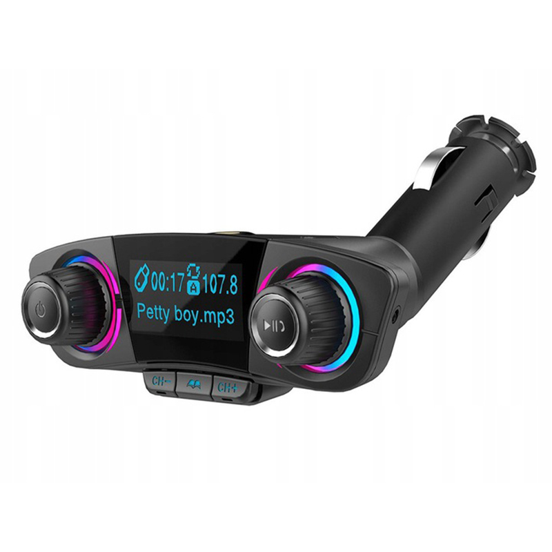 FM Transmitter Bluetooth USB 5.0 multifunkčný 8v1