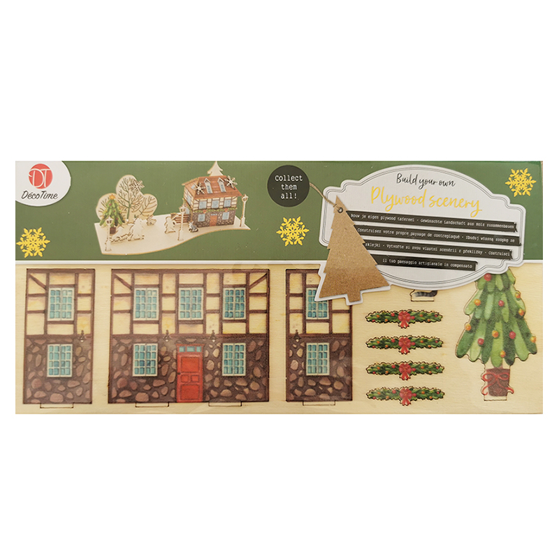 Výroba vianočnej krajinky