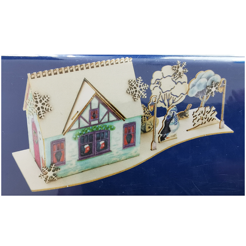 Výroba vianočnej krajinky