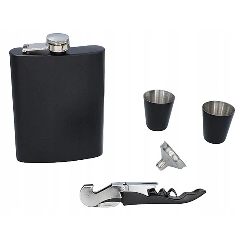 Ploskačka 240ml v darčekovej sade s príslušenstvom