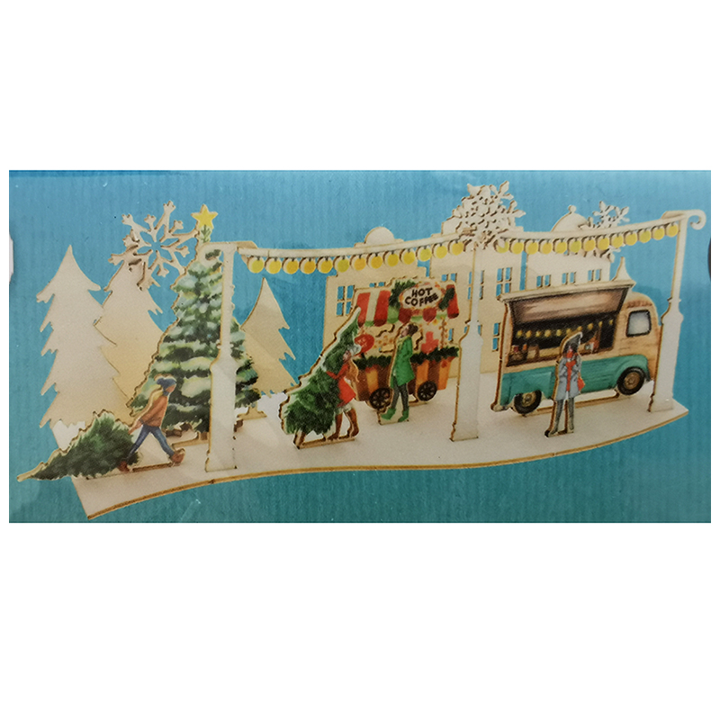 Výroba vianočnej krajinky 66-4B