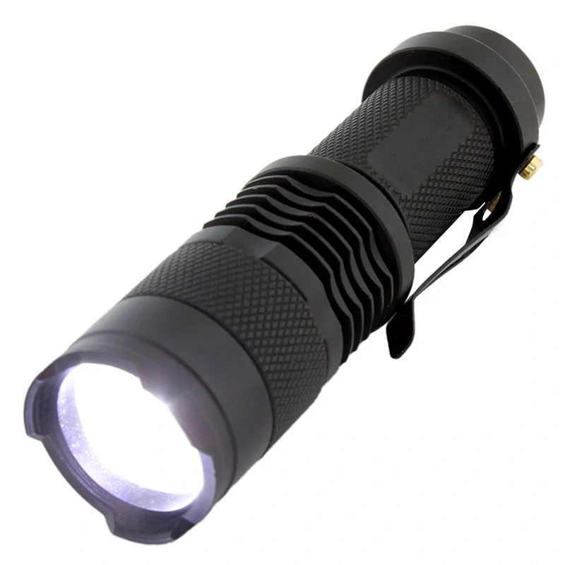 LED baterka CREE XPE Q5 zoom