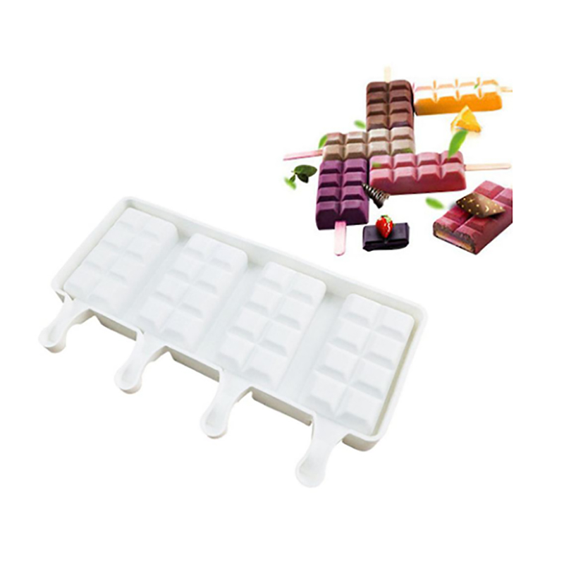 Silikónová forma na čokoládu alebo nanuk s paličkami 2ks