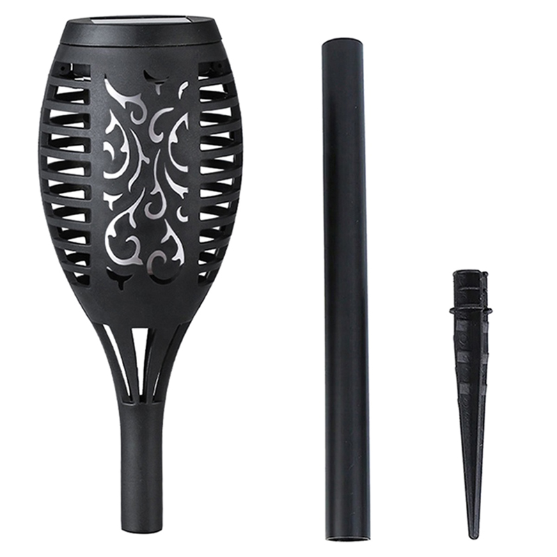 Solárna LED lampa - pochodeň