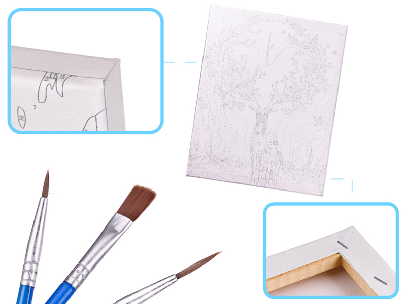 Maľovanie podľa čísel 40x50cm Jeleň