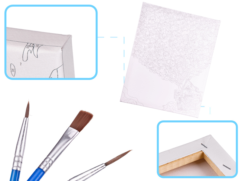 Maľovanie podľa čísel 40x50cm Balón