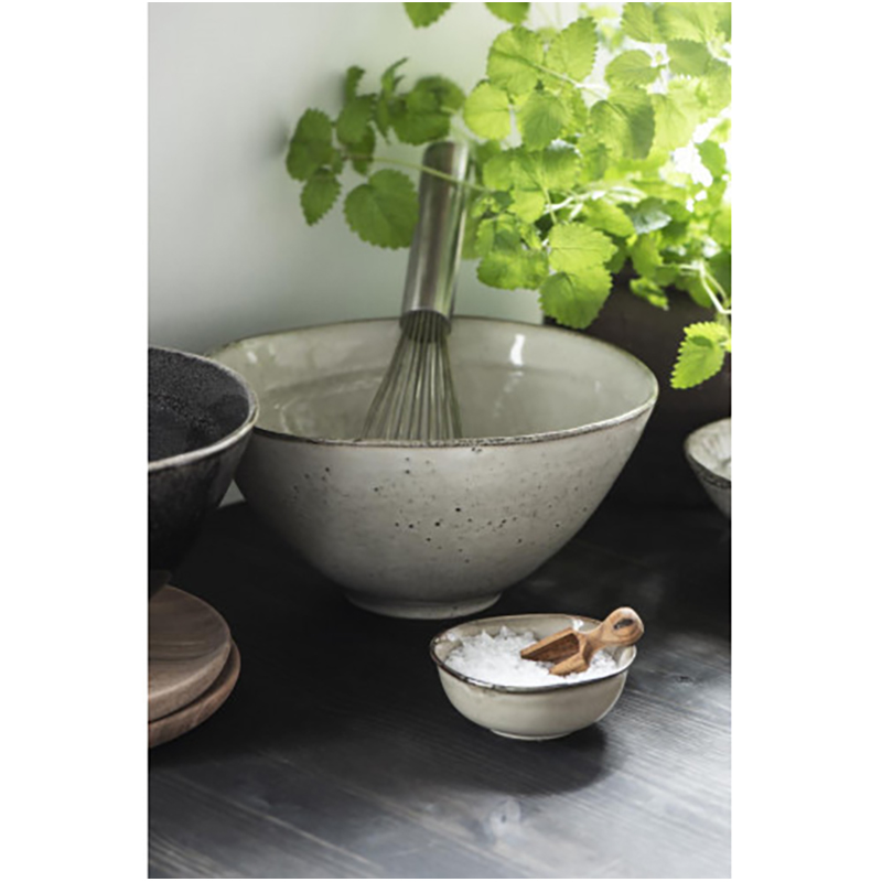 Kuchynská drevená naberačka na sypké potraviny