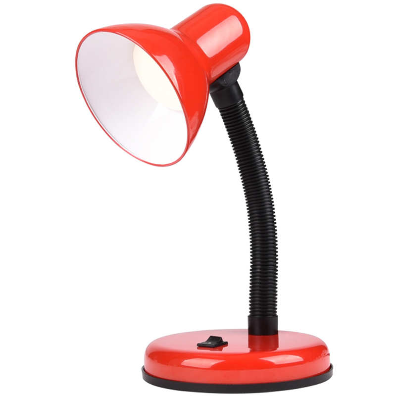 Lampa stolová červená