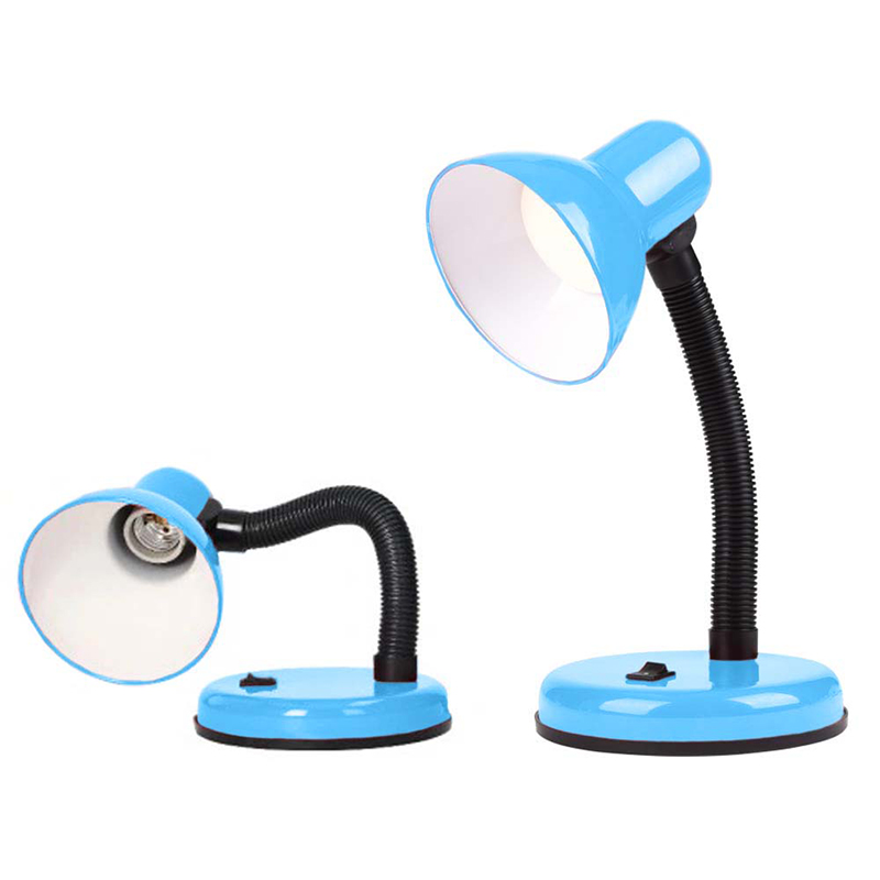 Lampa stolová modrá