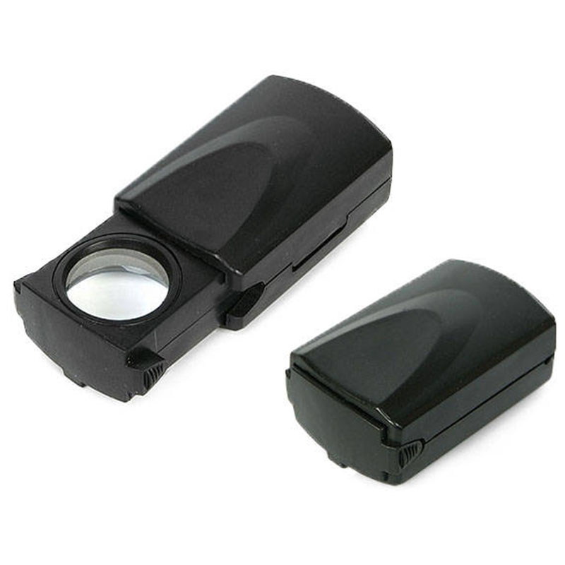 Vrecková lupa 30x 21mm LED