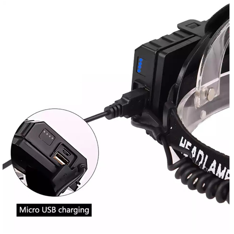 Bailong BL-XHP70 - Baterka čelová profesionálna pre záchranárov + power banka