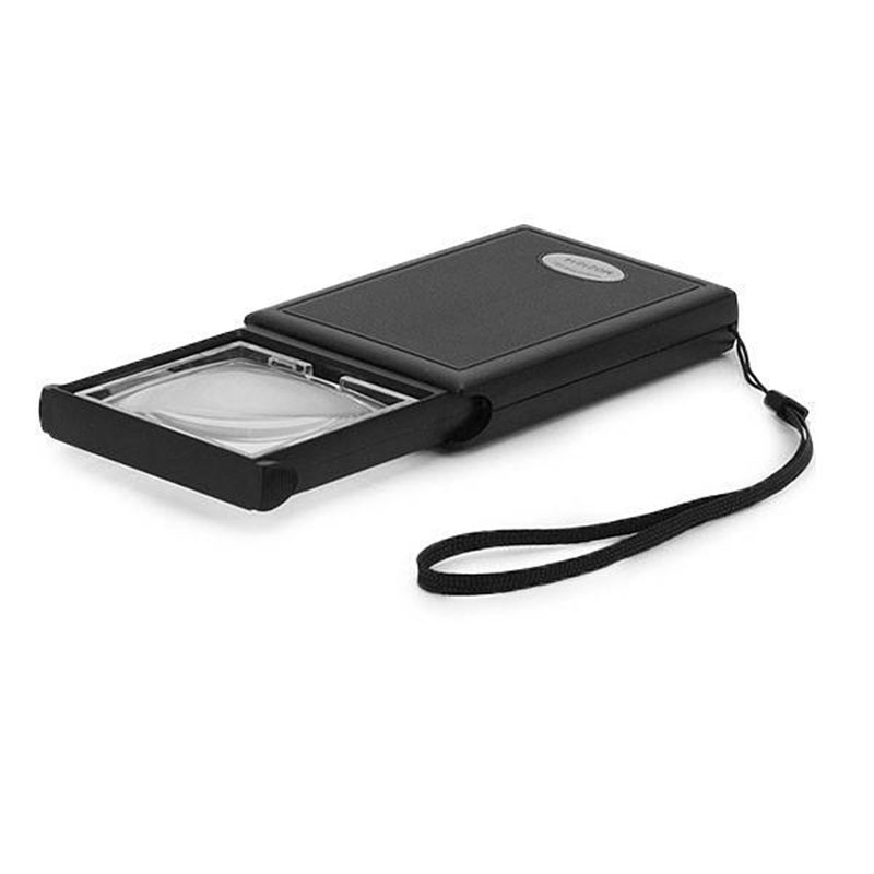 Skladacia vrecková lupa na šperky LED vysúvacia 45mm 3x