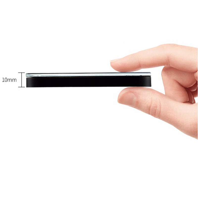 Vypínač dotykový dvojitý sklenený biely