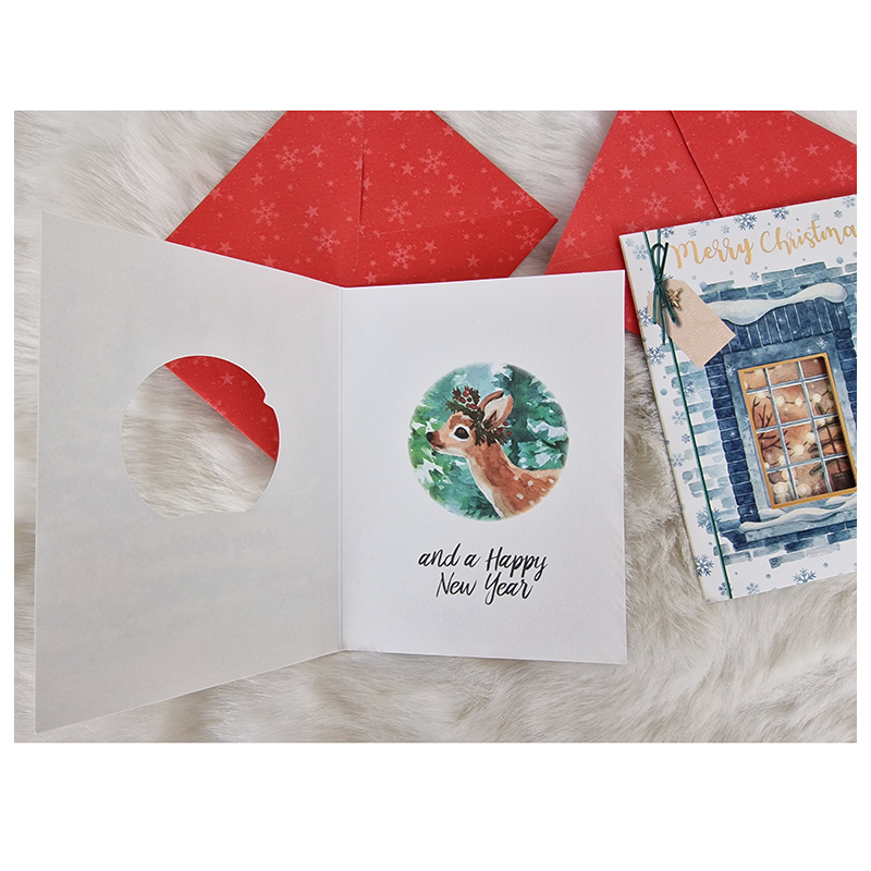 Sada Vianočných pohľadníc s obálkami 10ks
