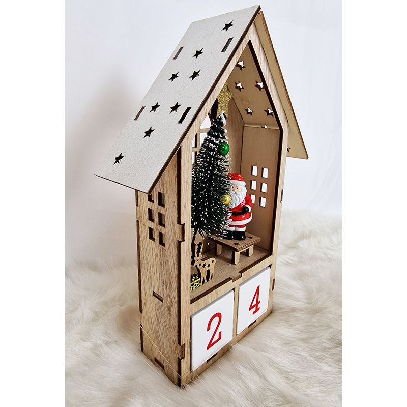 Vianočný domček s Mikulášom