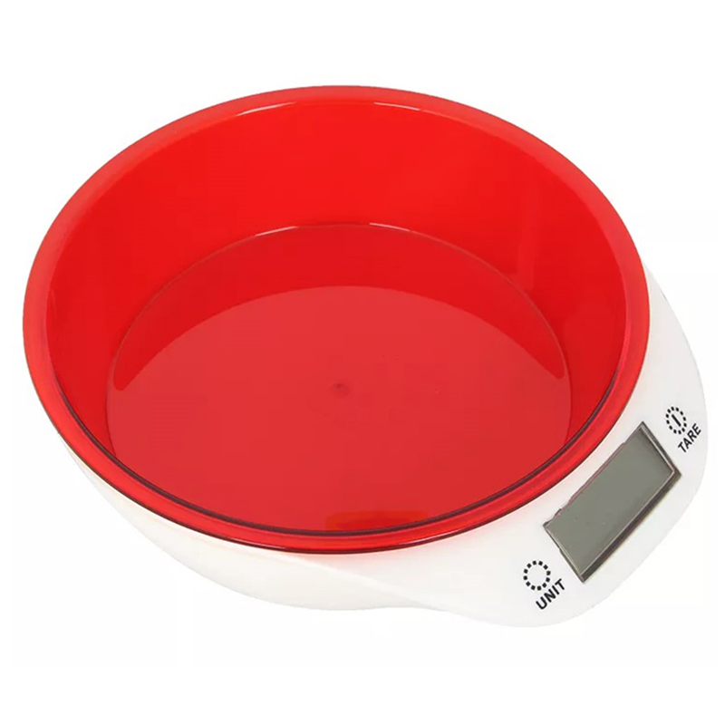 Kuchynská váha s LCD displejom s miskou 5kg