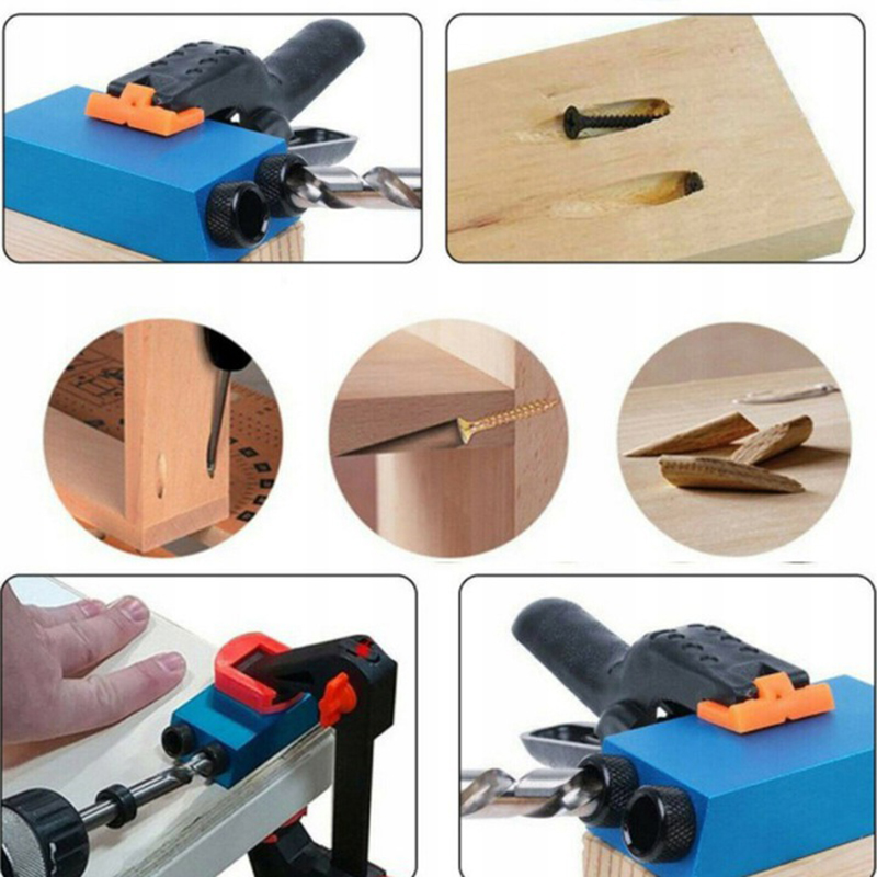 Šablóna na vŕtanie drevených spojov