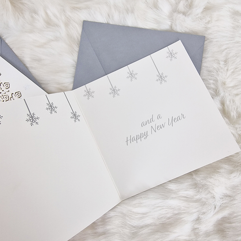 Sada luxusných vianočných 3D pohľadníc s obálkami 5 ks