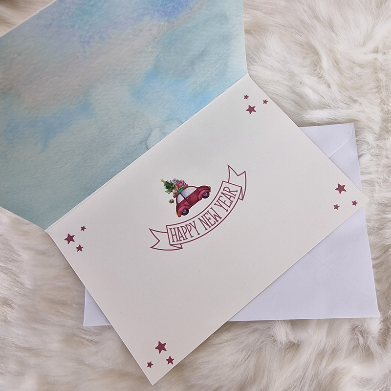 Sada Vianočných pohľadníc 3D 5ks