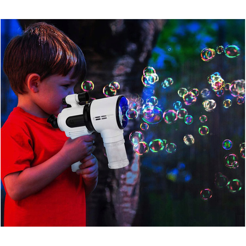 Pištoľ na bublifuk LED + hudba