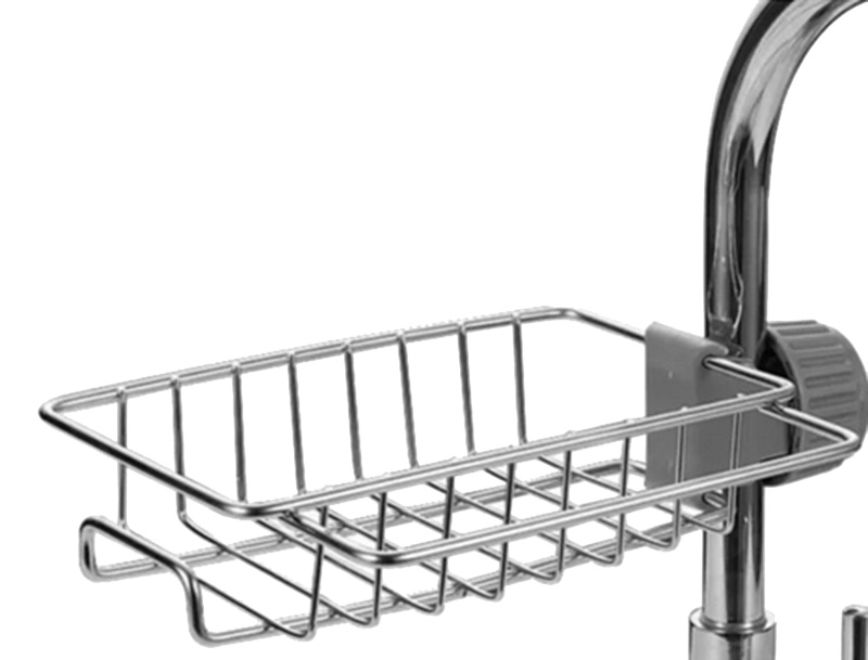 Nerezový držiak na kuchynskú hubku