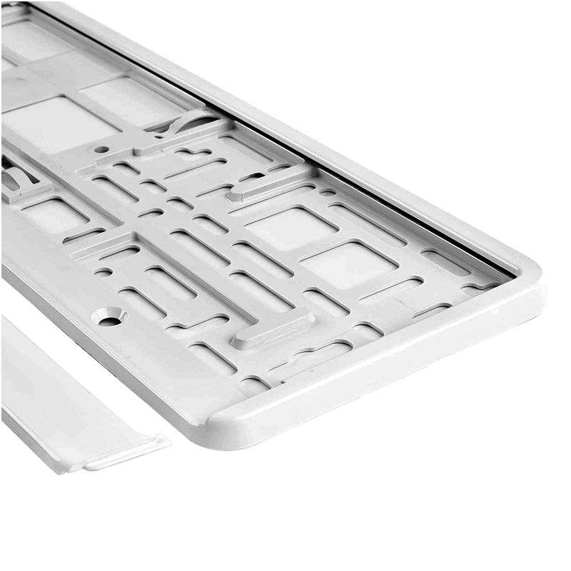 Amio - Rám na značku ŠPZ biela metalizovaná