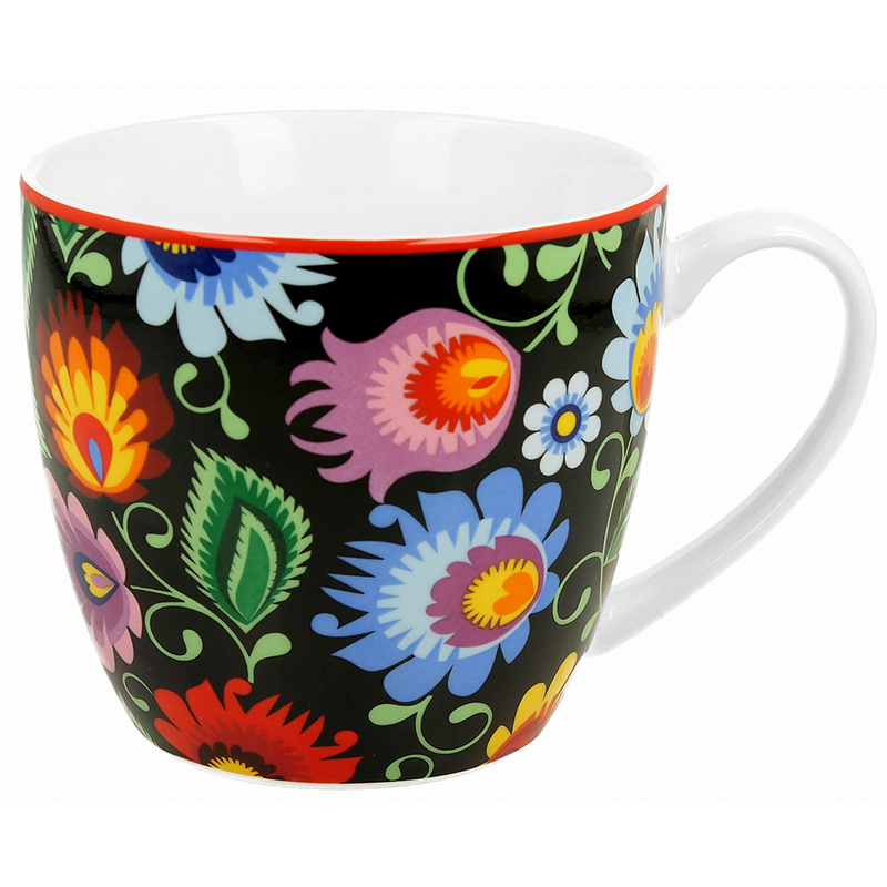 ETNIC - Porcelánový hrnček v darčekovej krabičke 460ml