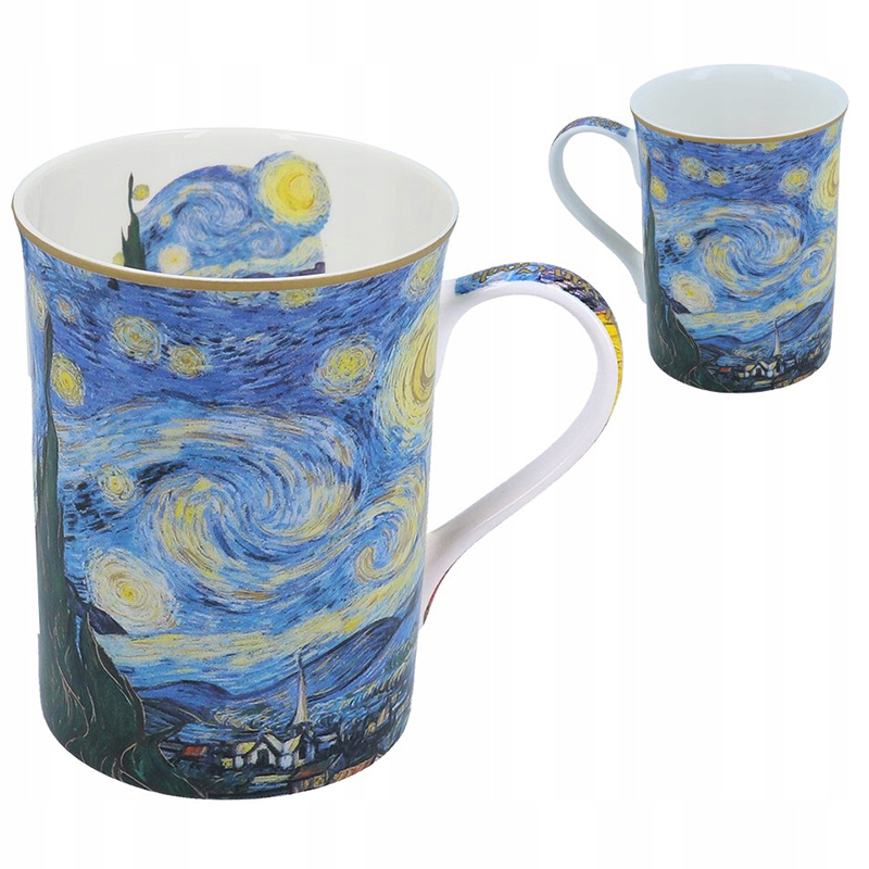 Carmani - "The Starry night" - Porcelánový hrnček v darčekovej krabičke 