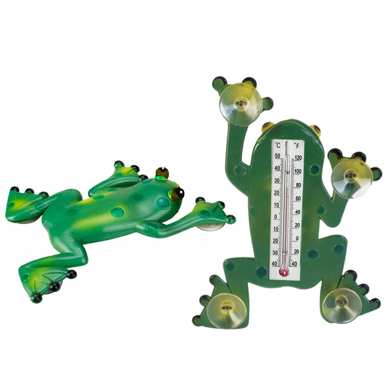 Vonkajší teplomer s prísavkami žaba