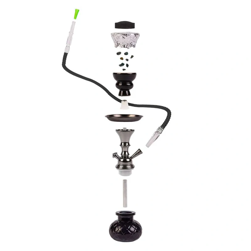 Inhalátor s hadičkami 26cm/1 čierna