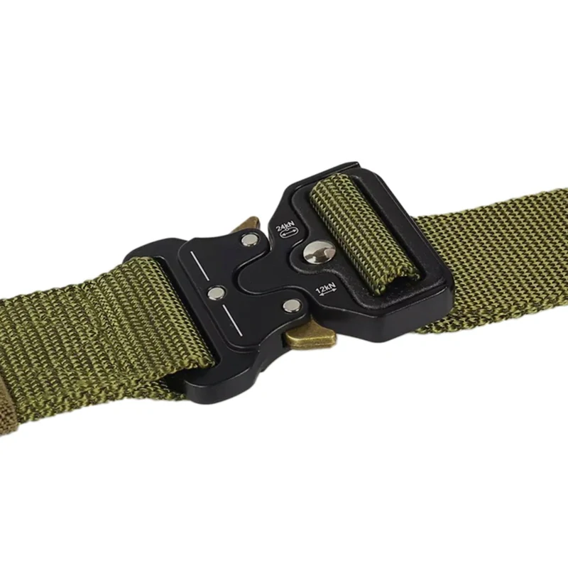 Pánsky opasok s rýchloupínacou prackou zelený