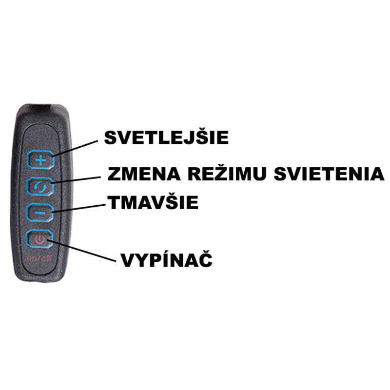 Kancelárska lampa 24LED s držiakom na mobil