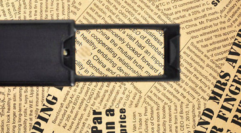 Vrecková lupa na šperky LED/UV vysúvacia 45x