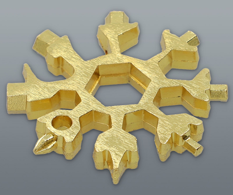 Vločka zlatá - Viacfunkčný kľúč 18 v 1