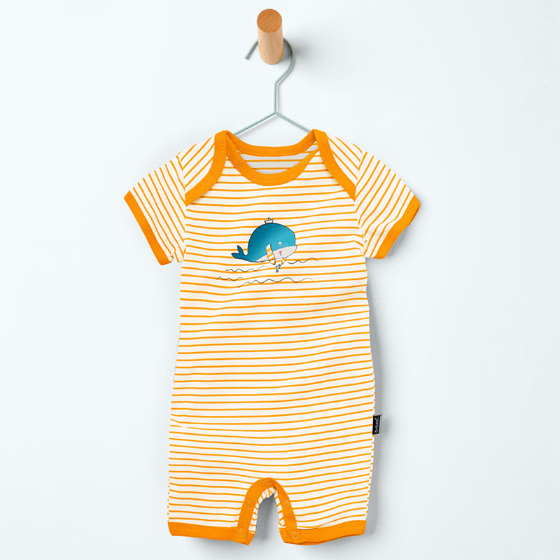 JAKO-O - Detská kombinéza, body s veľrybou č.56/62