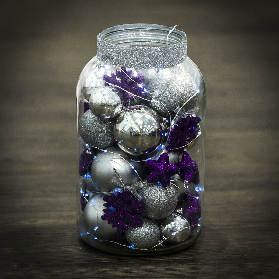 LED Vianočná reťaz 20 LED white cold 2 metre