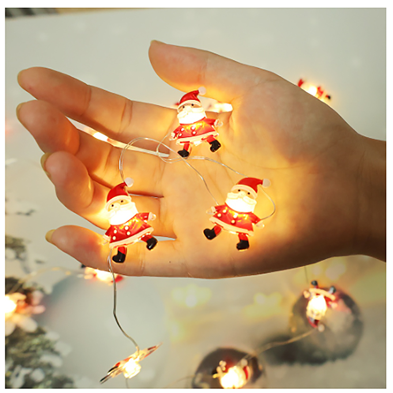 Santa Claus - LED Vianočná reťaz 20 LED 2 metre